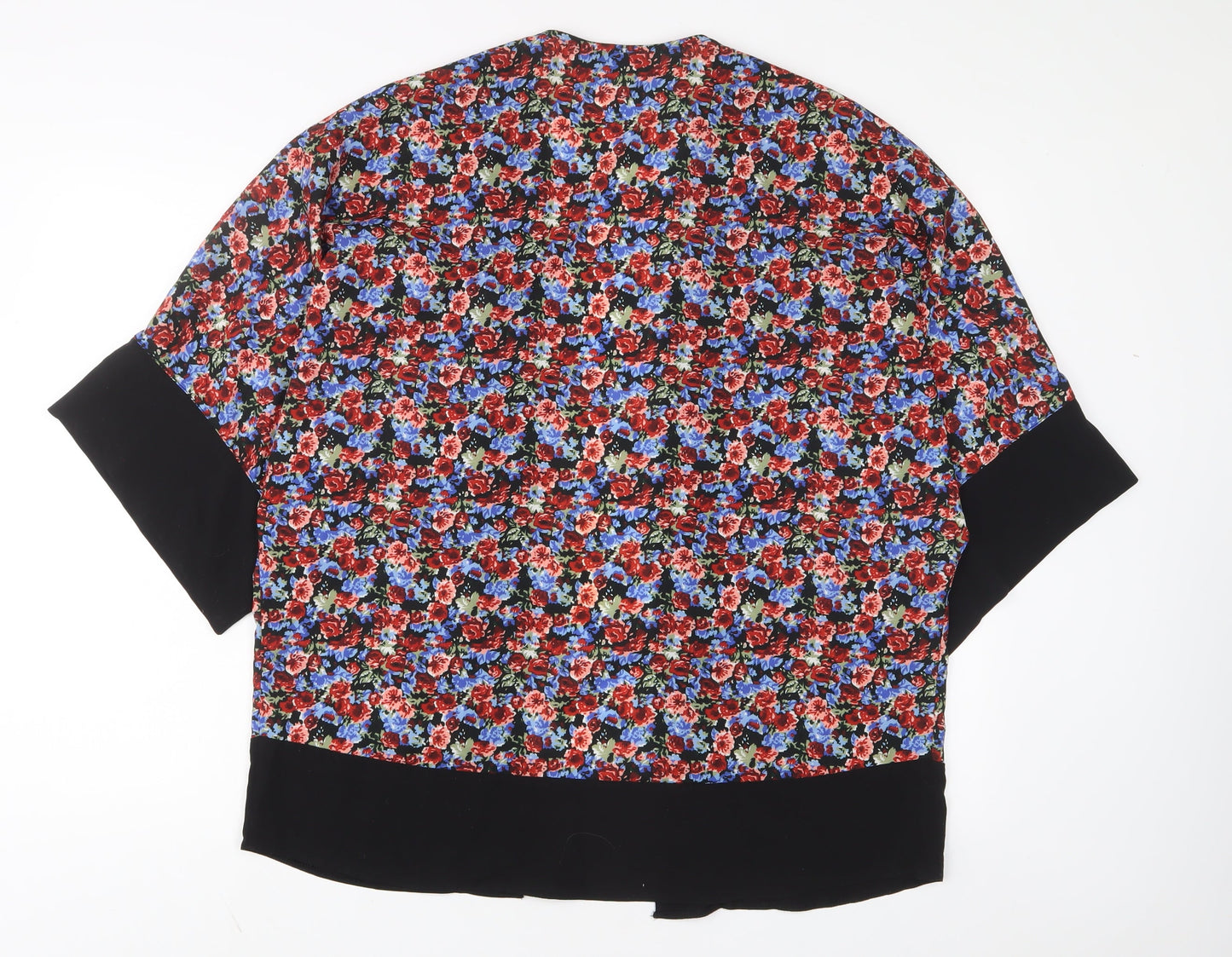 Womens UK Size 12 Select Multicoloured Kimono Blouse