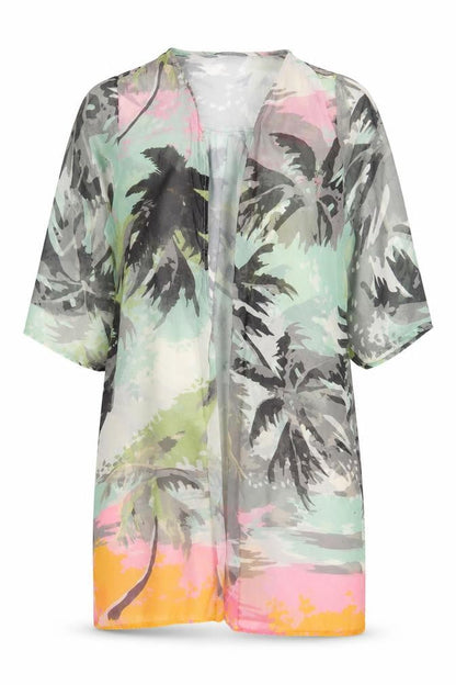 Womens UK Size 18 NEXT Multicoloured Kimono Blouse