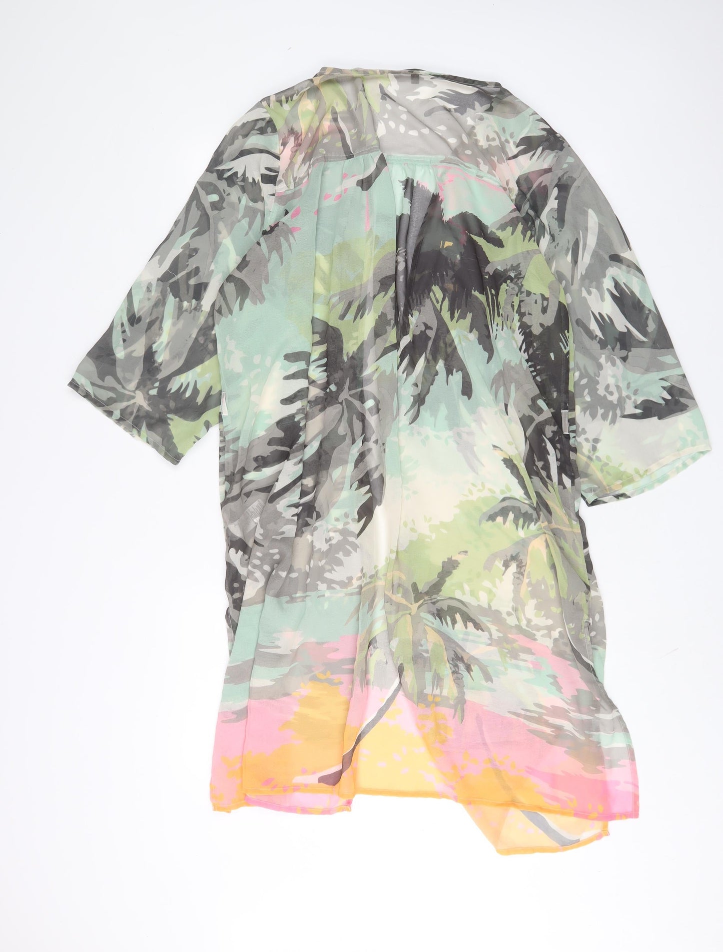 Womens UK Size 18 NEXT Multicoloured Kimono Blouse