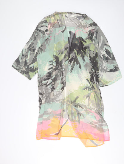 Womens UK Size 18 NEXT Multicoloured Kimono Blouse