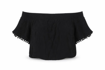 Womens UK Size 12 Topshop Black Basic T-Shirt