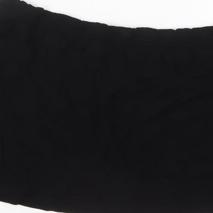 Womens UK Size 12 Topshop Black Basic T-Shirt