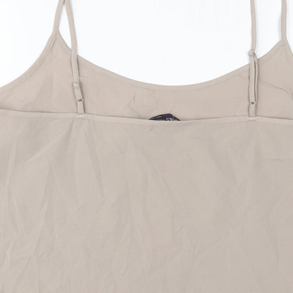 Womens UK Size 18 Marks and Spencer Brown Camisole Tank