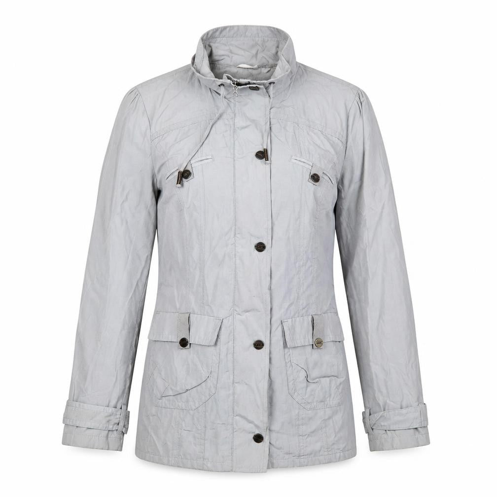 Per Una Womens Grey Jacket Size 12 Zip