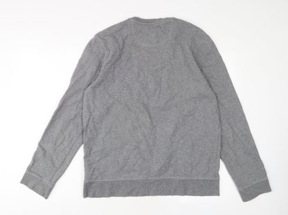 Mens UK Size M Marks and Spencer Grey Pullover Sweatshirt