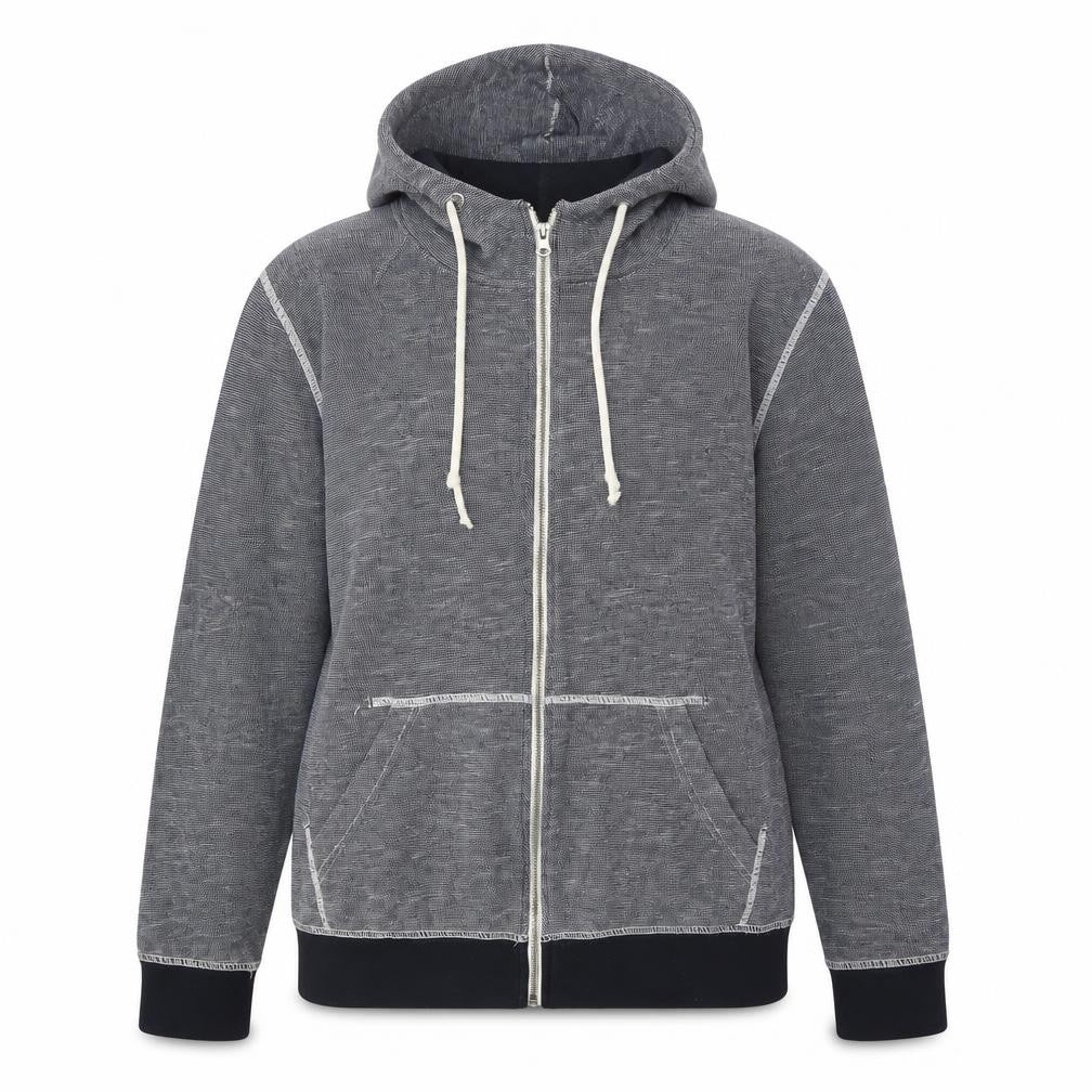 Womens UK Size M H&M Blue Full Zip Hoodie