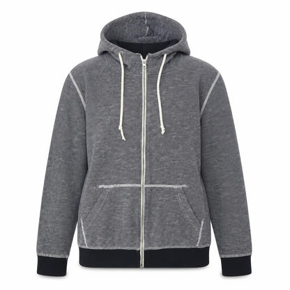 Womens UK Size M H&M Blue Full Zip Hoodie