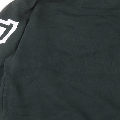 PINK Mens Green Cotton Pullover Sweatshirt Size M