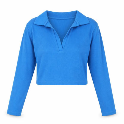 Womens UK Size M Zara Blue Basic T-Shirt
