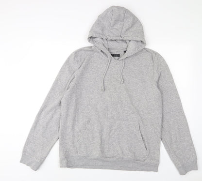 Mens UK Size L Brave Soul Grey Pullover Hoodie