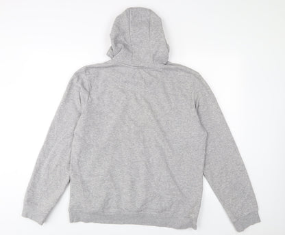 Mens UK Size L Brave Soul Grey Pullover Hoodie