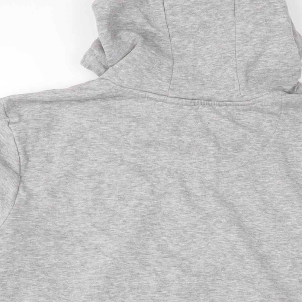 Mens UK Size L Brave Soul Grey Pullover Hoodie
