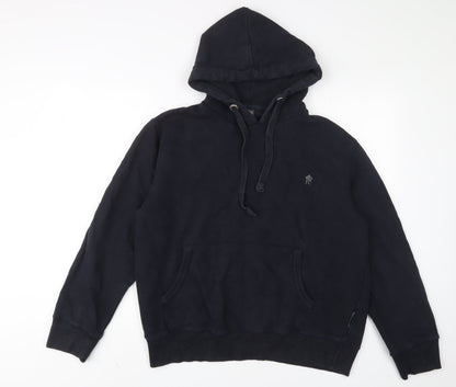 Mens UK Size L French Connection Blue Pullover Hoodie