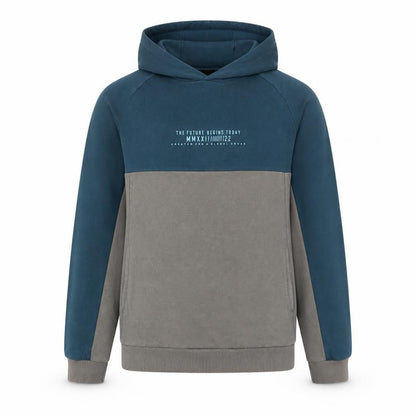 Marks and Spencer Boys Blue Cotton Pullover Hoodie Size 12-13 Years Pullover