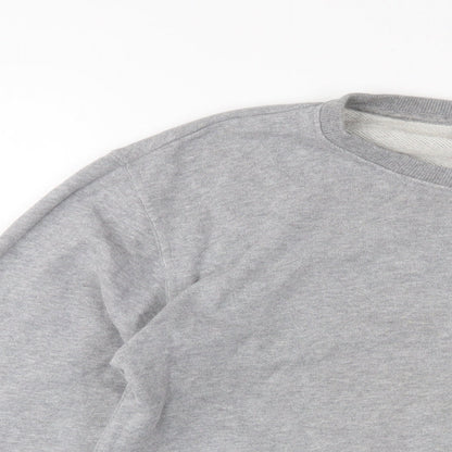 Zara Girls Grey Cotton Pullover Sweatshirt Size 11-12 Years Pullover - Mickey Mouse