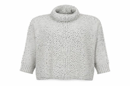Womens UK Size L Lands' End Grey Pullover Jumper