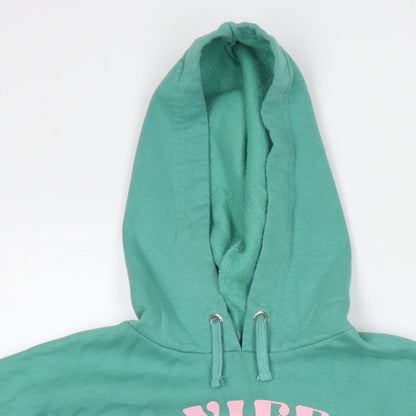 New Look Girls Blue Cotton Pullover Hoodie Size 14-15 Years Pullover - Manifest Keep Growing Flowers