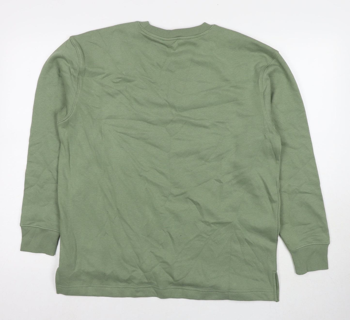 Womens UK Size M Marks and Spencer Green Pullover Sweatshirt