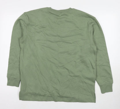 Womens UK Size M Marks and Spencer Green Pullover Sweatshirt