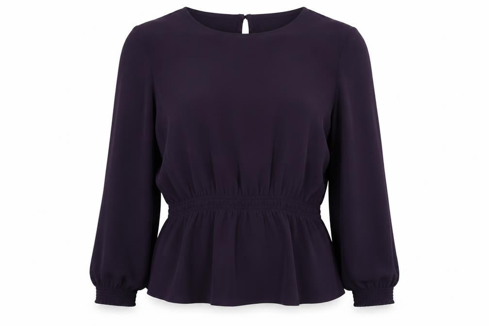 Womens UK Size M Gap Purple Basic Blouse