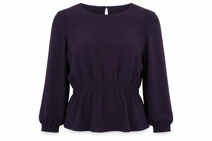 Womens UK Size M Gap Purple Basic Blouse