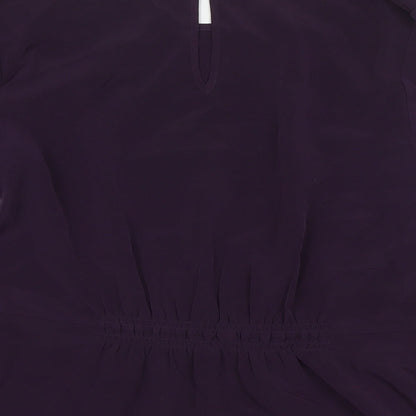 Womens UK Size M Gap Purple Basic Blouse