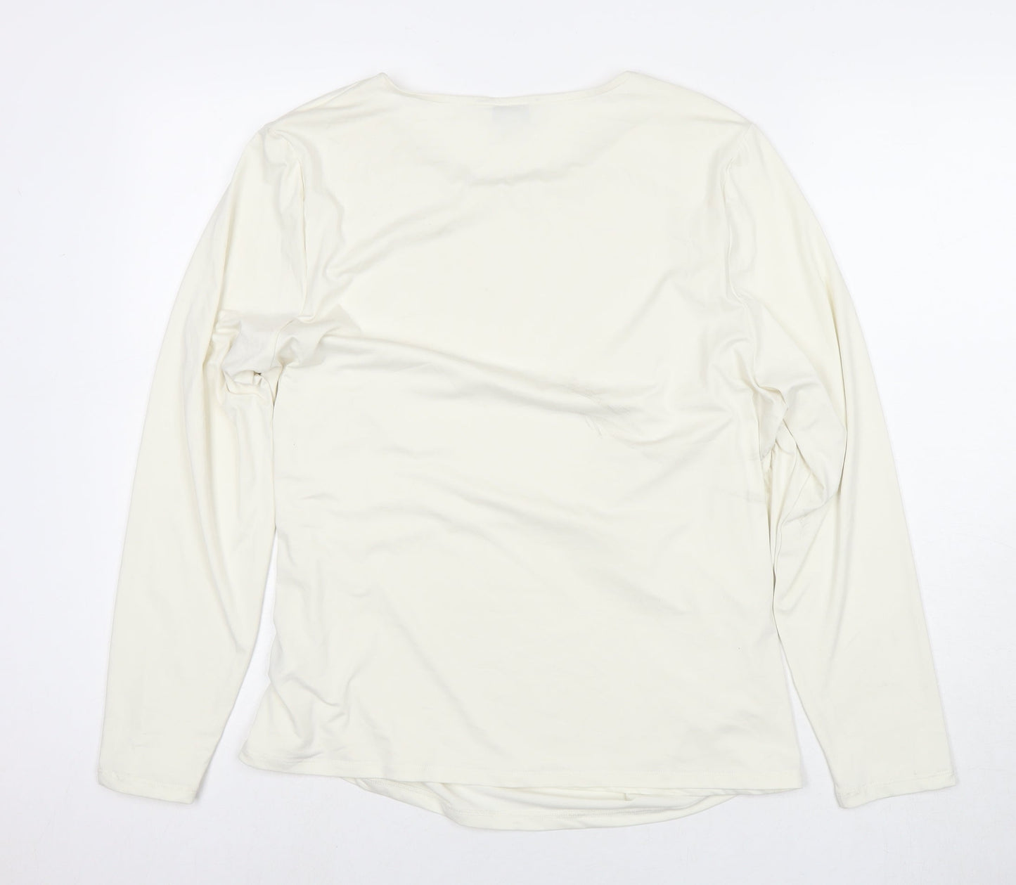 Womens UK Size 20 Marks and Spencer Ivory Basic Blouse