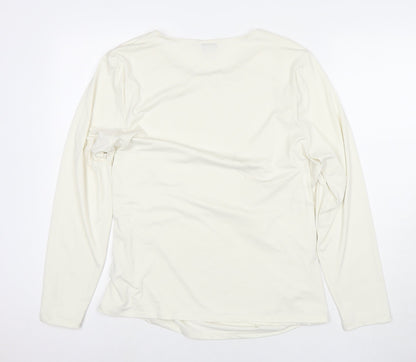 Womens UK Size 20 Marks and Spencer Ivory Basic Blouse