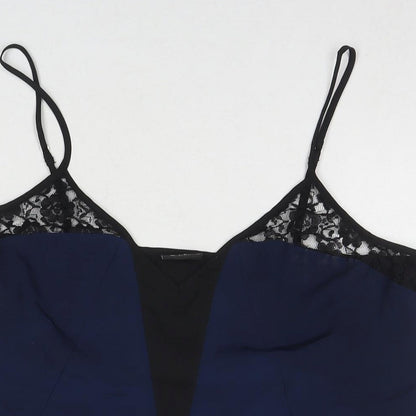 Womens UK Size XL VILA Blue Camisole T-Shirt