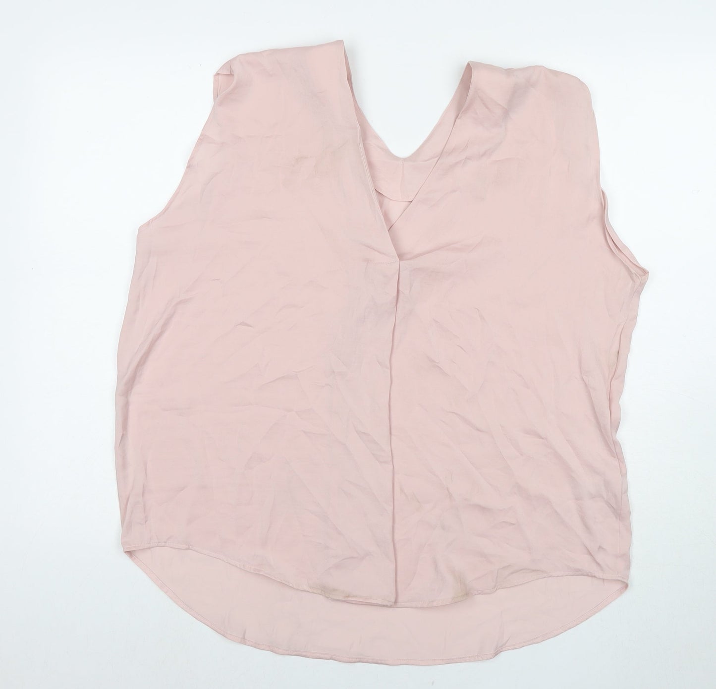 Womens UK Size 18 Marks and Spencer Pink Basic Tank