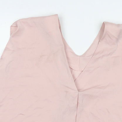 Womens UK Size 18 Marks and Spencer Pink Basic Tank