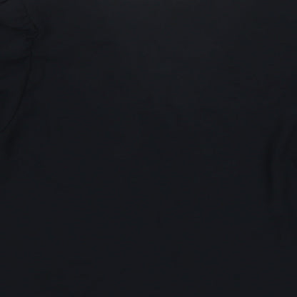 Womens UK Size 12 Marks and Spencer Black Basic Blouse