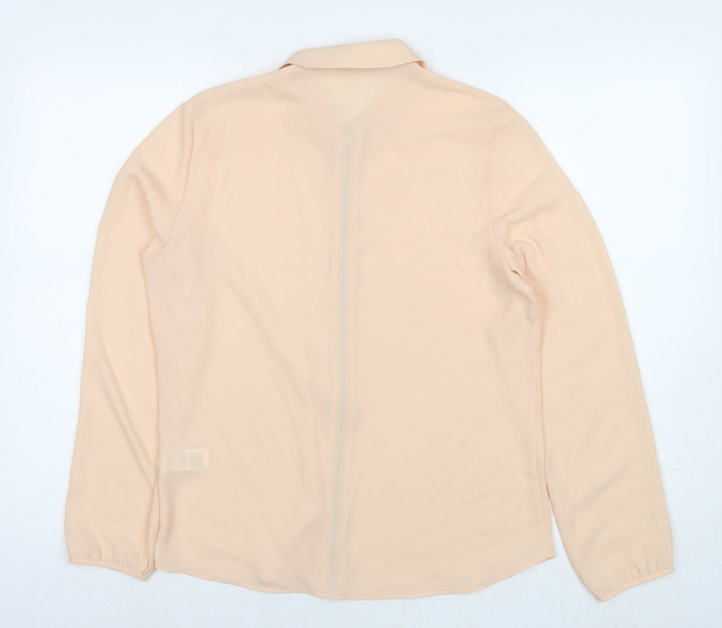 Womens UK Size 12 Marks and Spencer Beige Basic Blouse