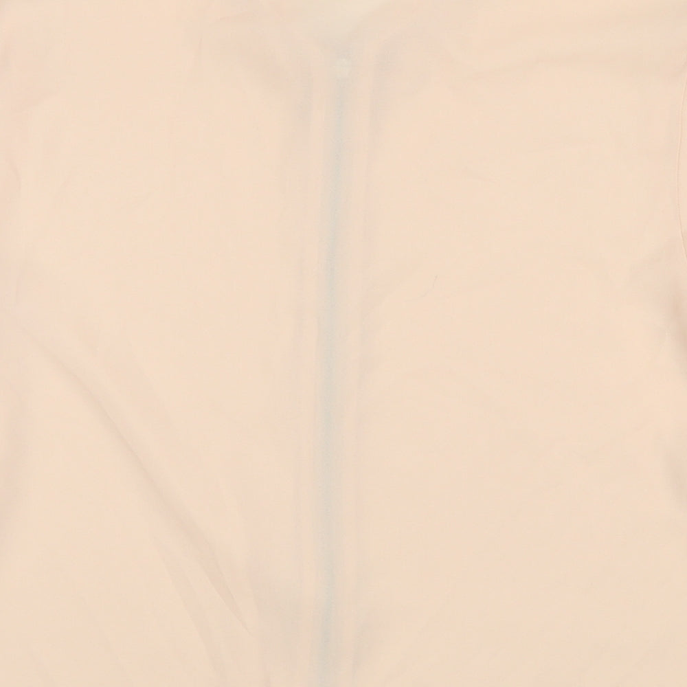 Womens UK Size 12 Marks and Spencer Beige Basic Blouse
