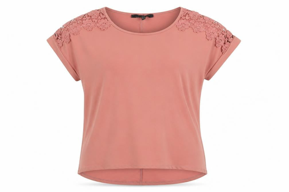 Womens UK Size 8 Lipsy Beige Basic Blouse