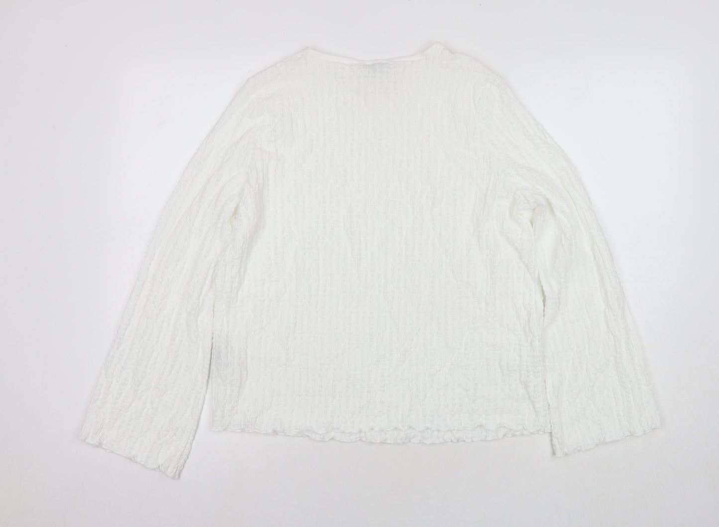 Womens UK Size 12 Marks and Spencer White Basic Blouse