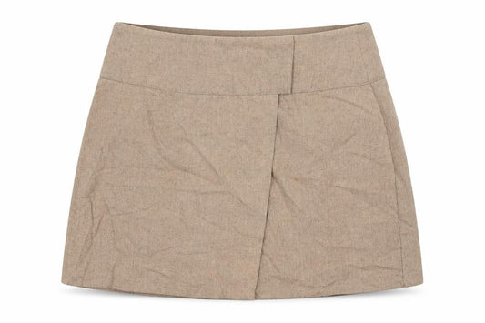 Womens UK Size 10 PRETTYLITTLETHING Mini Canvas Skirt