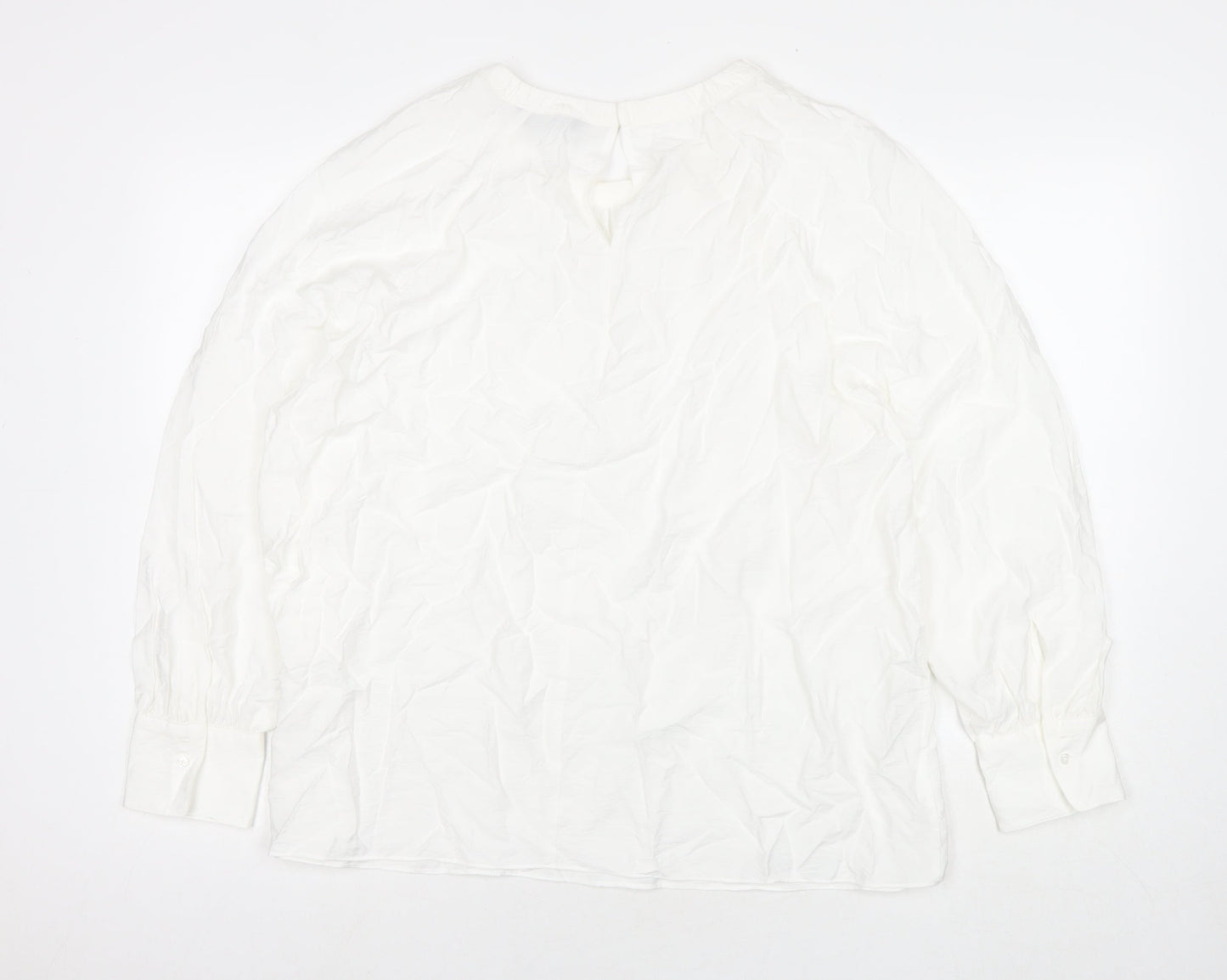 Womens UK Size 18 Marks and Spencer White Basic Blouse