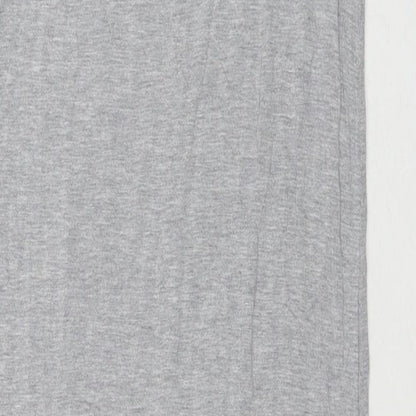 H&M Womens Grey Viscose Tank Dress Size M Round Neck Pullover