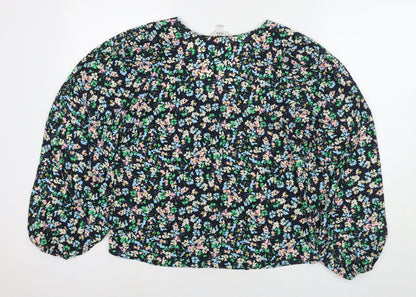 Womens UK Size 10 Marks and Spencer Multicoloured Basic Blouse