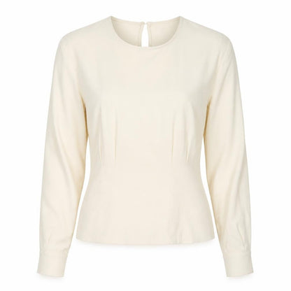 Womens UK Size 10 Marks and Spencer Ivory Basic Blouse