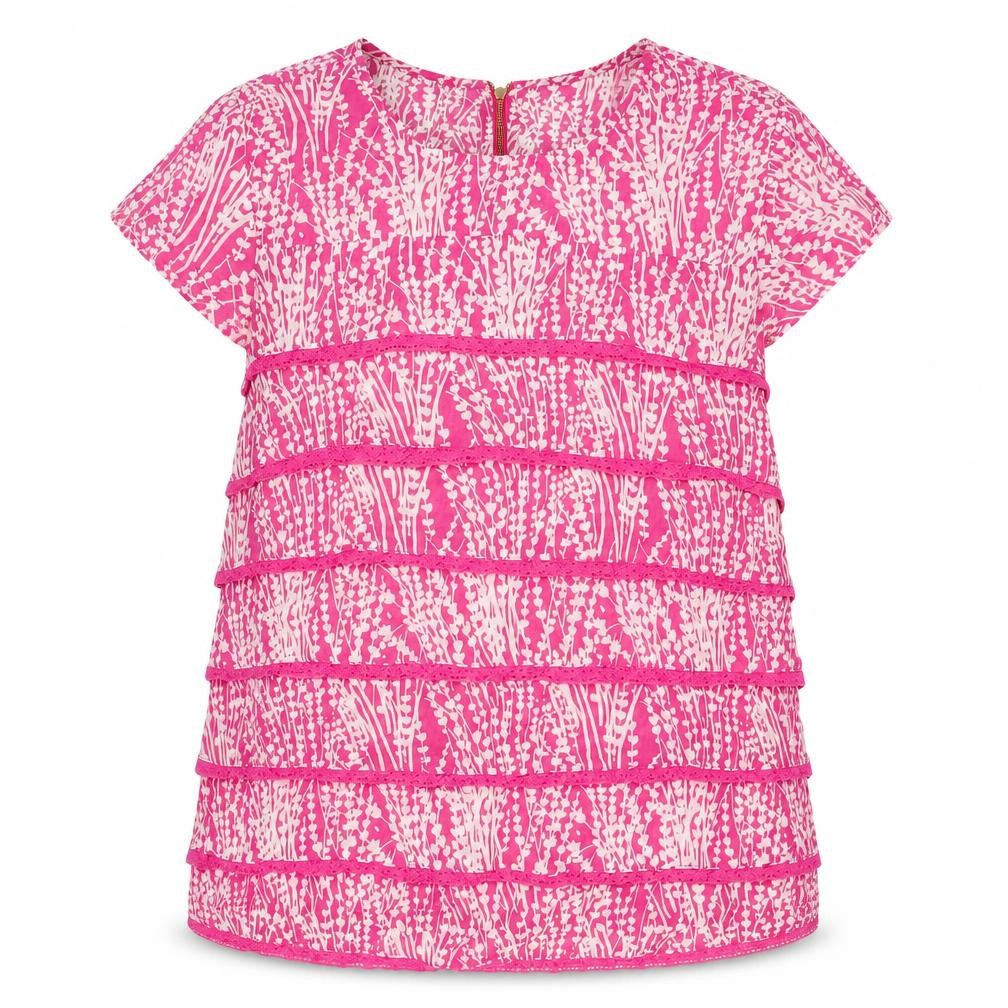 Womens UK Size 12 Monsoon Pink Basic Blouse