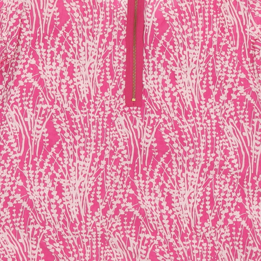Womens UK Size 12 Monsoon Pink Basic Blouse