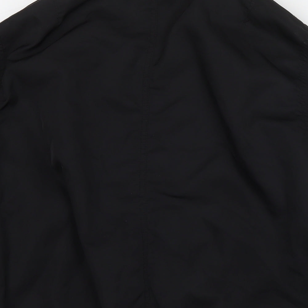 Womens UK Size 8 H&M Black Bomber Jacket