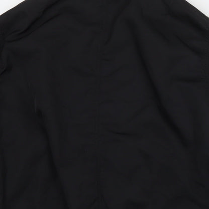 Womens UK Size 8 H&M Black Bomber Jacket