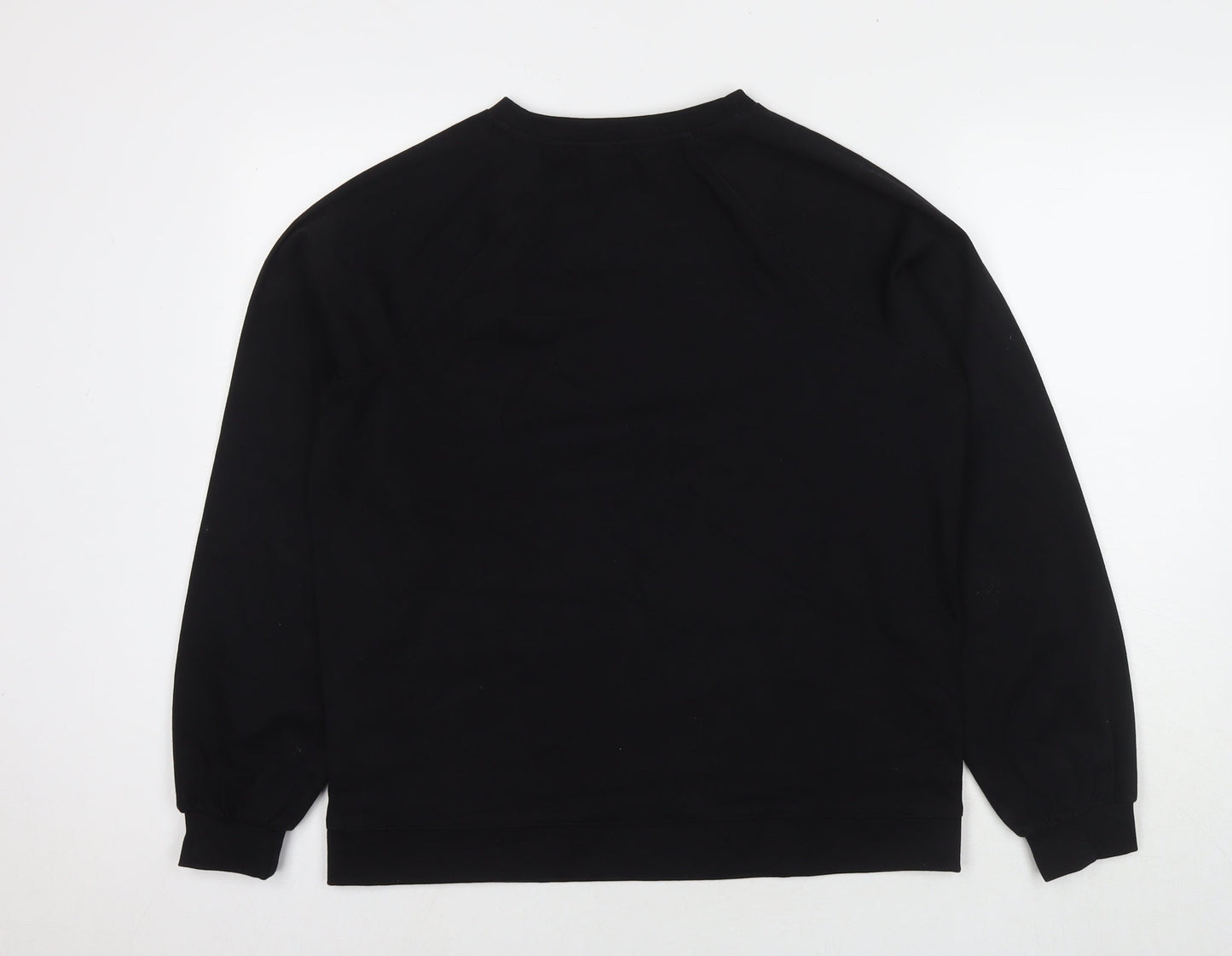 Womens UK Size M NEXT Black Pullover Sweatshirt