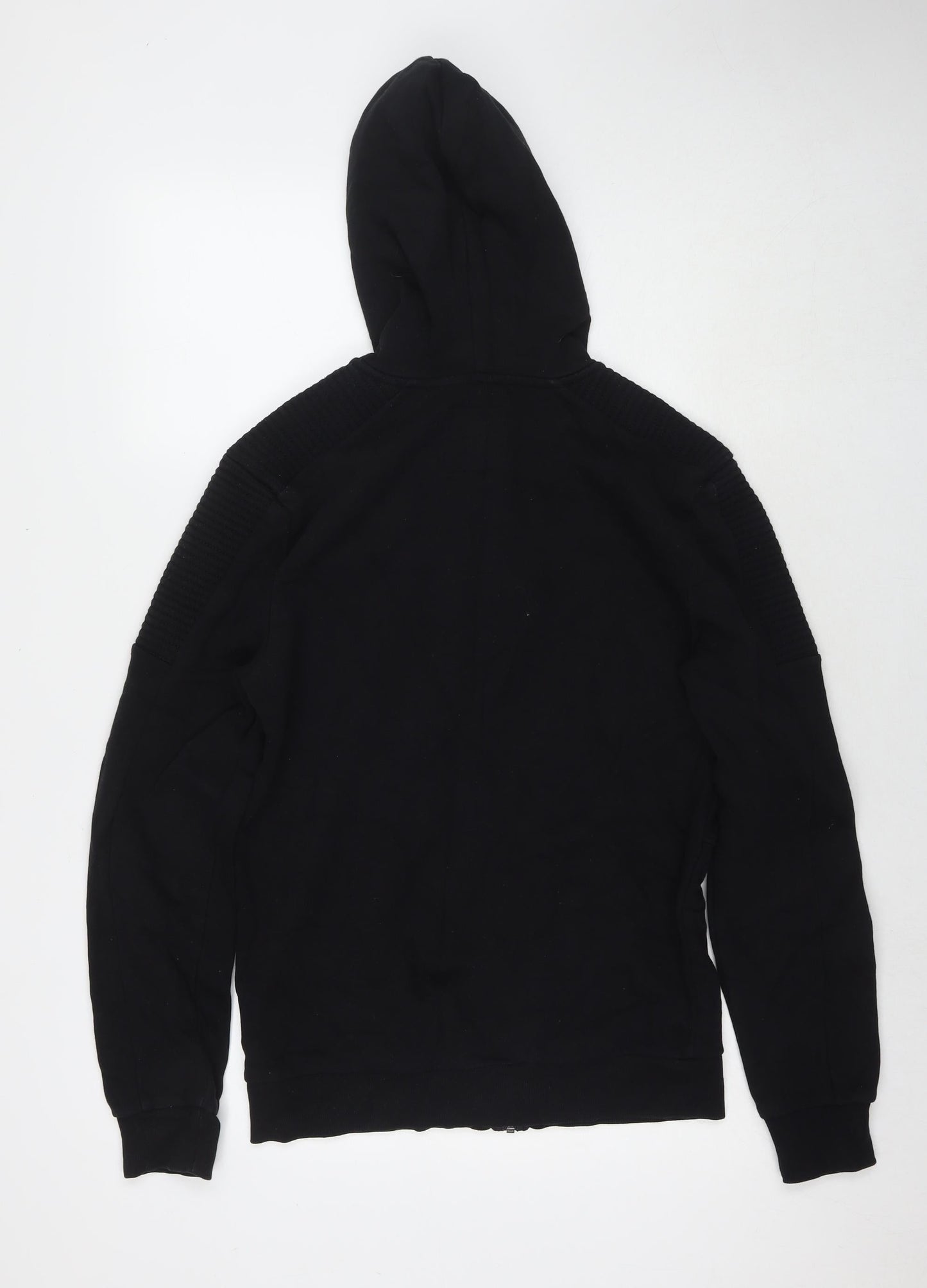 Clockhouse Mens Black Cotton Full Zip Hoodie Size XS