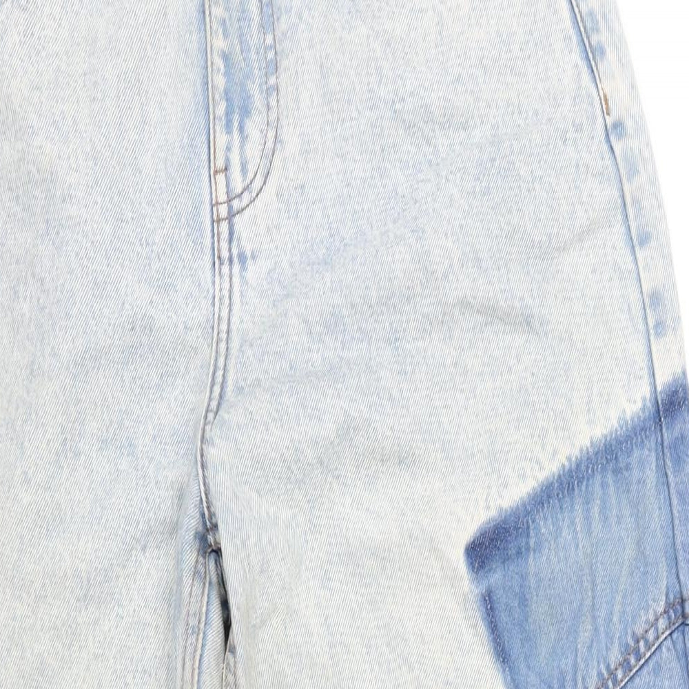 Berkshire Womens Blue Cotton Tapered Jeans Size 8 L27 in Regular Zip