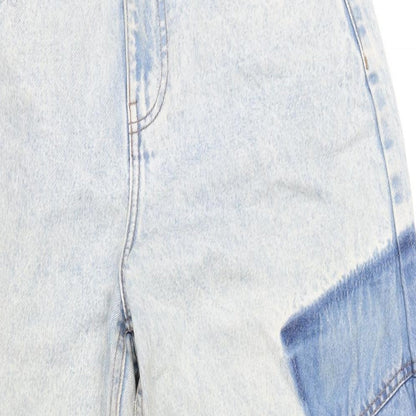 Berkshire Womens Blue Cotton Tapered Jeans Size 8 L27 in Regular Zip