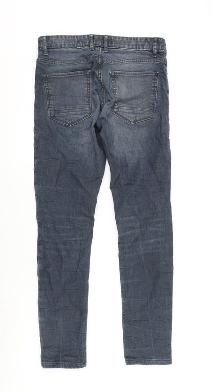 Mens UK Size 30 in NEXT Regular Fit Skinny Blue Jeans